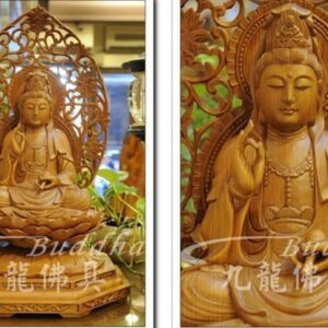 觀世音菩薩 蓮花觀音 觀音媽 觀音佛祖 頂級台灣檜木 老師傅手工