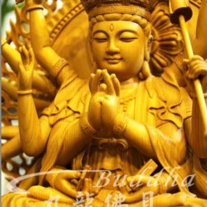 莊嚴準提佛母/準提菩薩~手工精雕