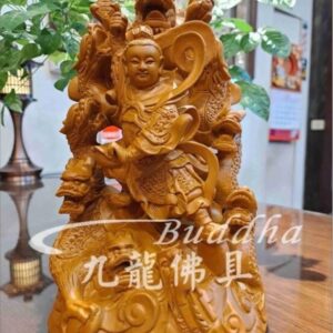 帥氣三太子九龍太子~金龍太子原木